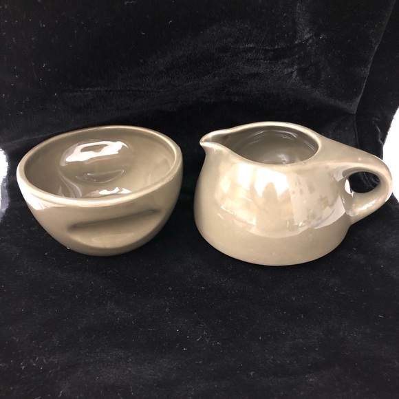 Russell Wright Charcoal Gray Stackable Sugar/Creamer NEW - Picture 6 of 12